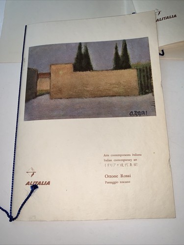 Alitalia menu viaggi 1960 - 4, menu’