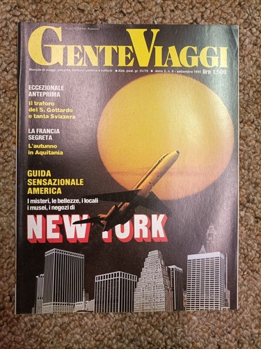 Gente viaggi settembre - gente, 1980
