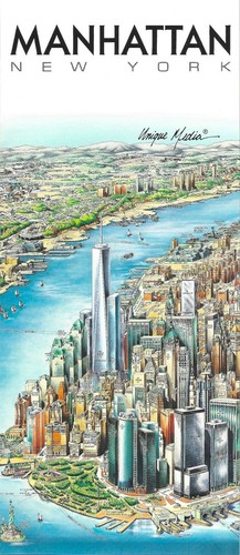 Mappa manhattan new york - mappa, manhattan,